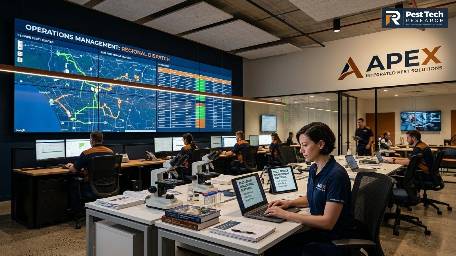Pest Tech Research Platform Headquarters and Fleet Operations Interface